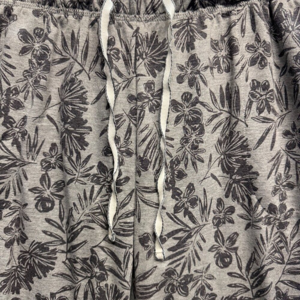 Cuddl Duds Womens Floral Print Drawstring Lounge Pants M Polyester Rayon Blend - Picture 2 of 8